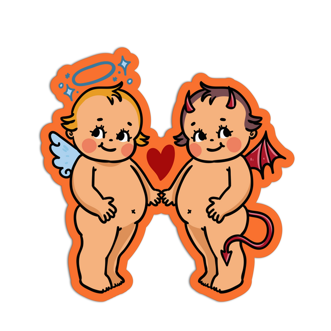 Kewpie Babies Vinyl Waterproof Sticker