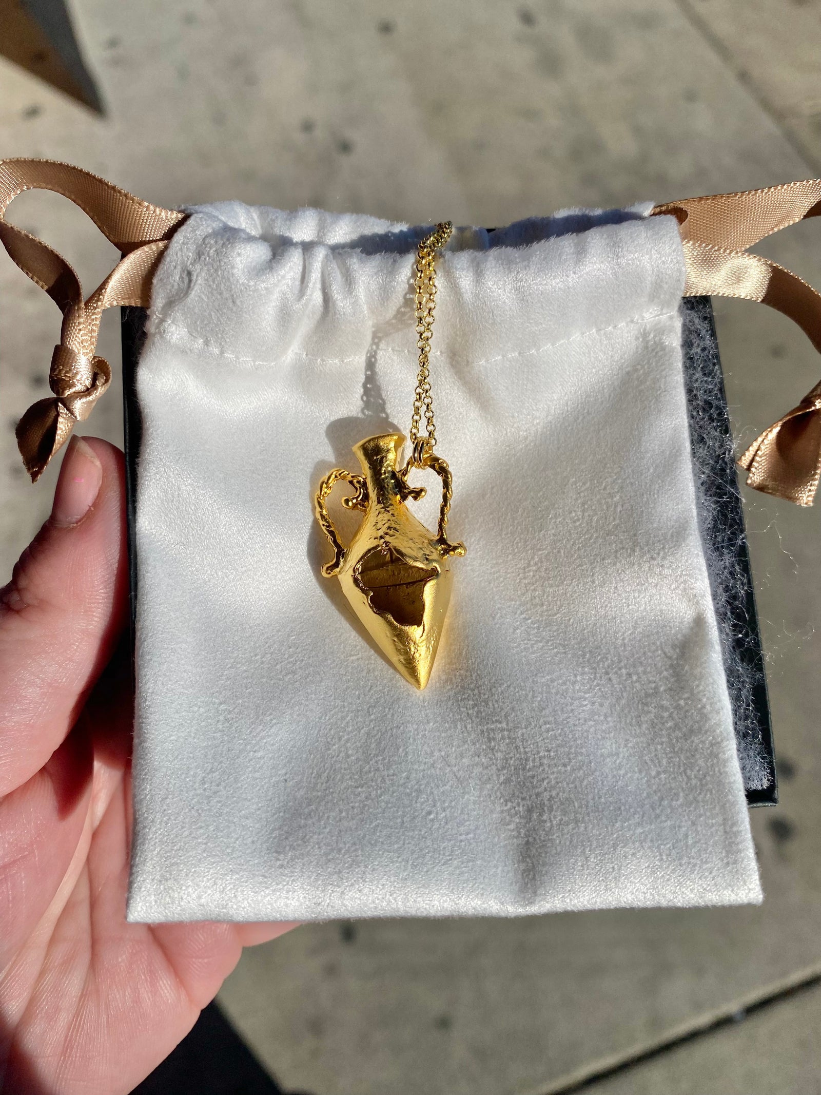 Gold Amphora Necklace