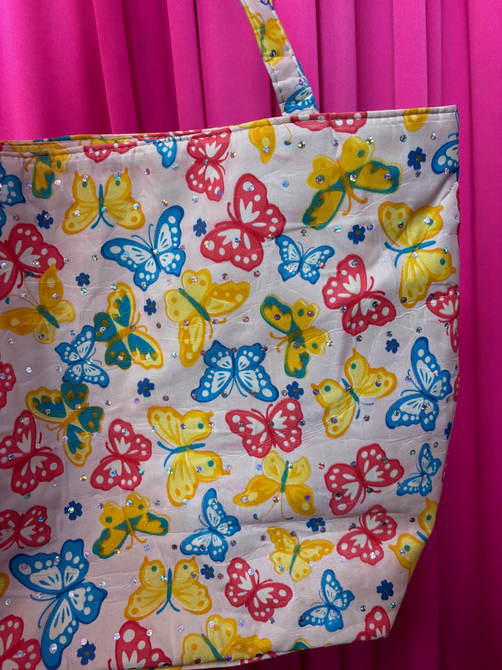 Y2K Nylon Butterfly Tote