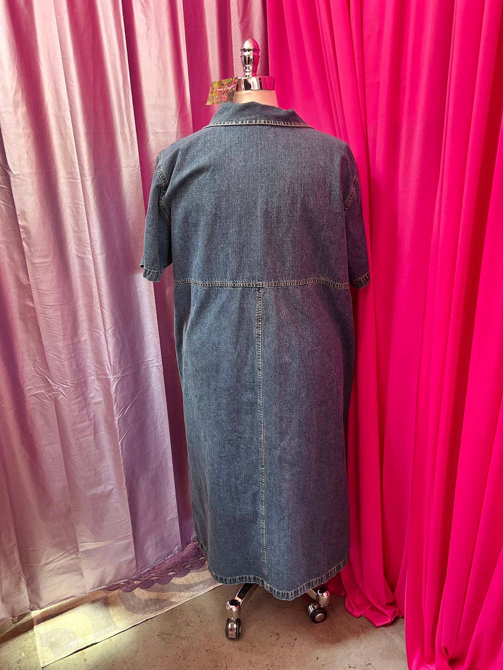 Y2K Avenue Blues Denim Dress - size 26 (runs small)