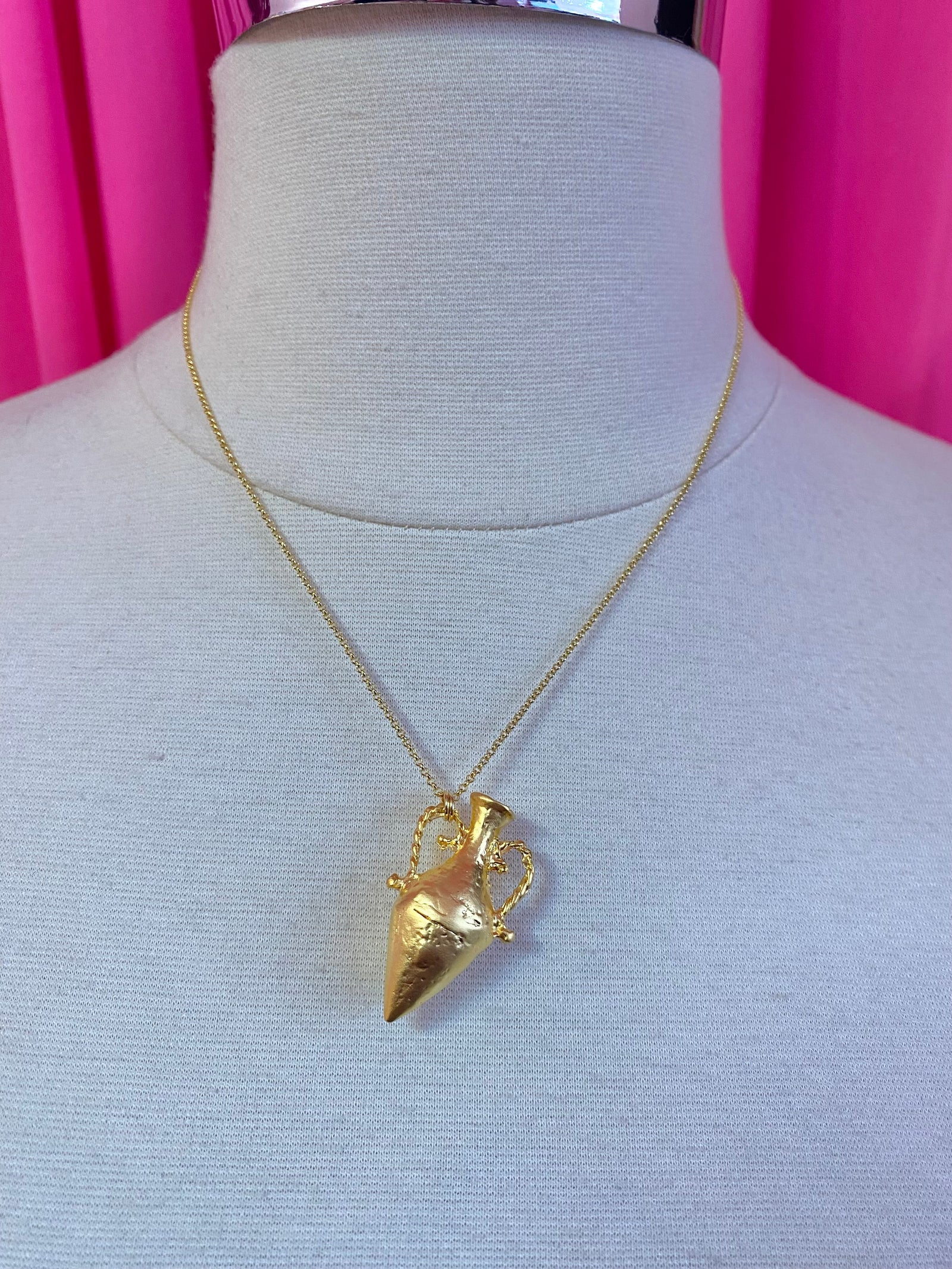 Gold Amphora Necklace