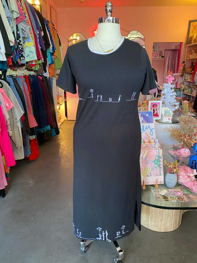 Embroidered Maxi Dress - Size 18/20 2X