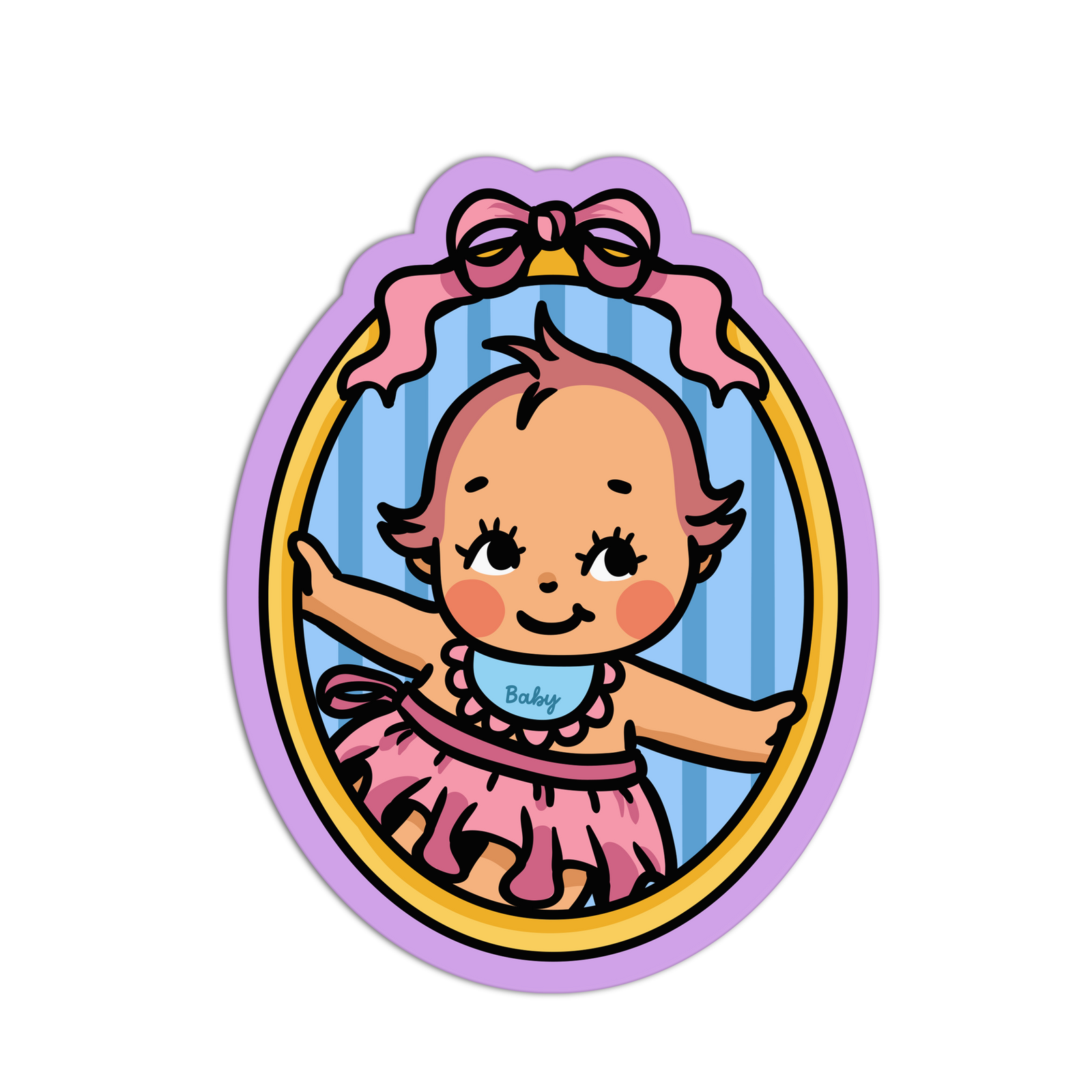 Kewpie Babies Vinyl Waterproof Sticker