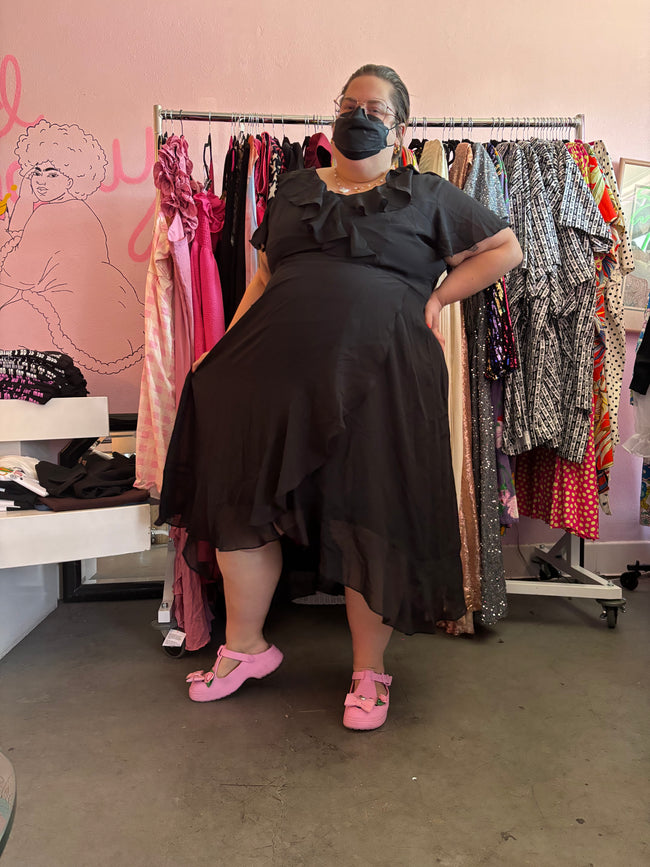 Avenue Y2K Ruffle Dress - Size 24/26 3X/4X