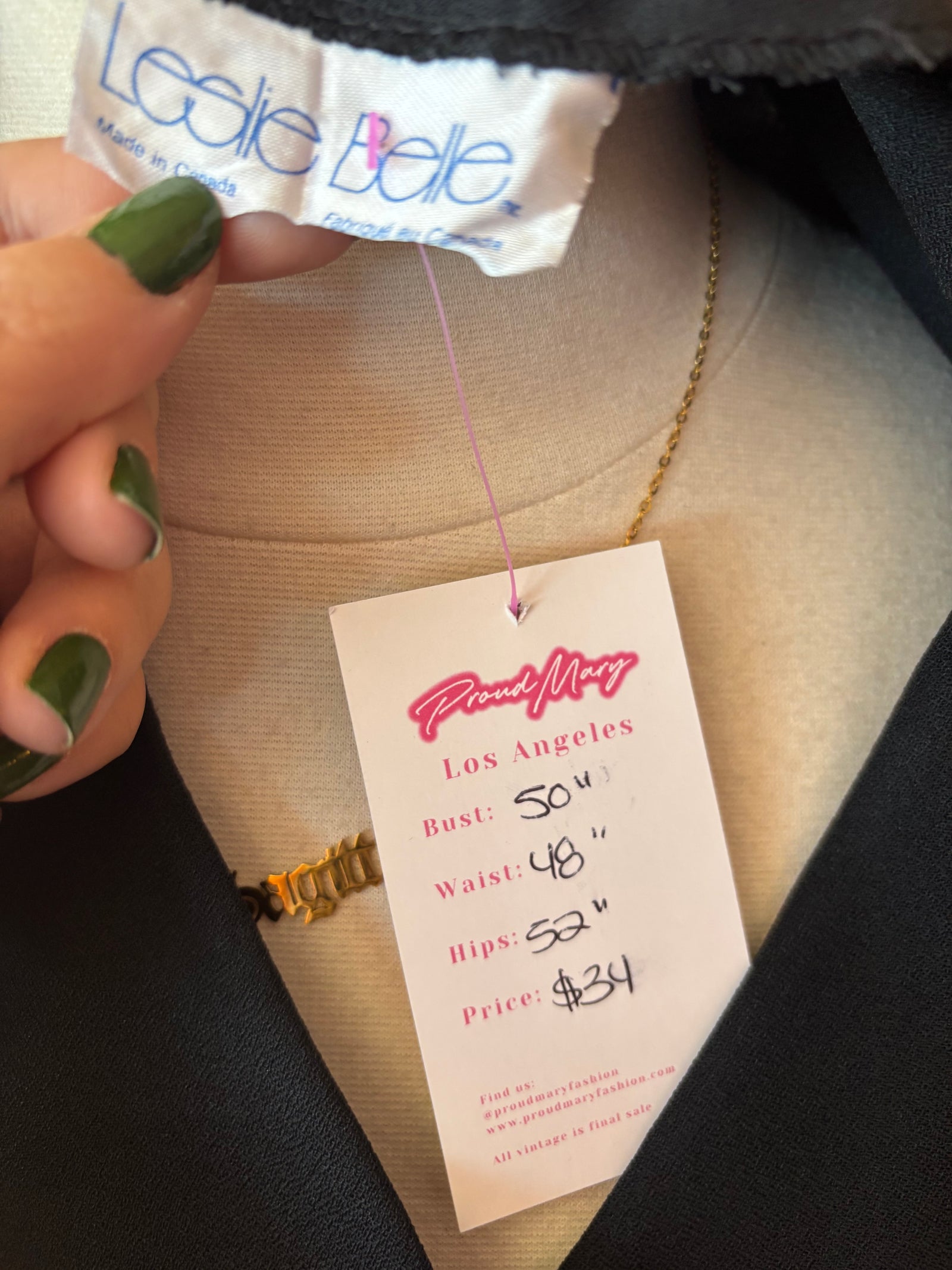 Vintage 80’s Two Tone Blazer - Size 20/22 2X/3X