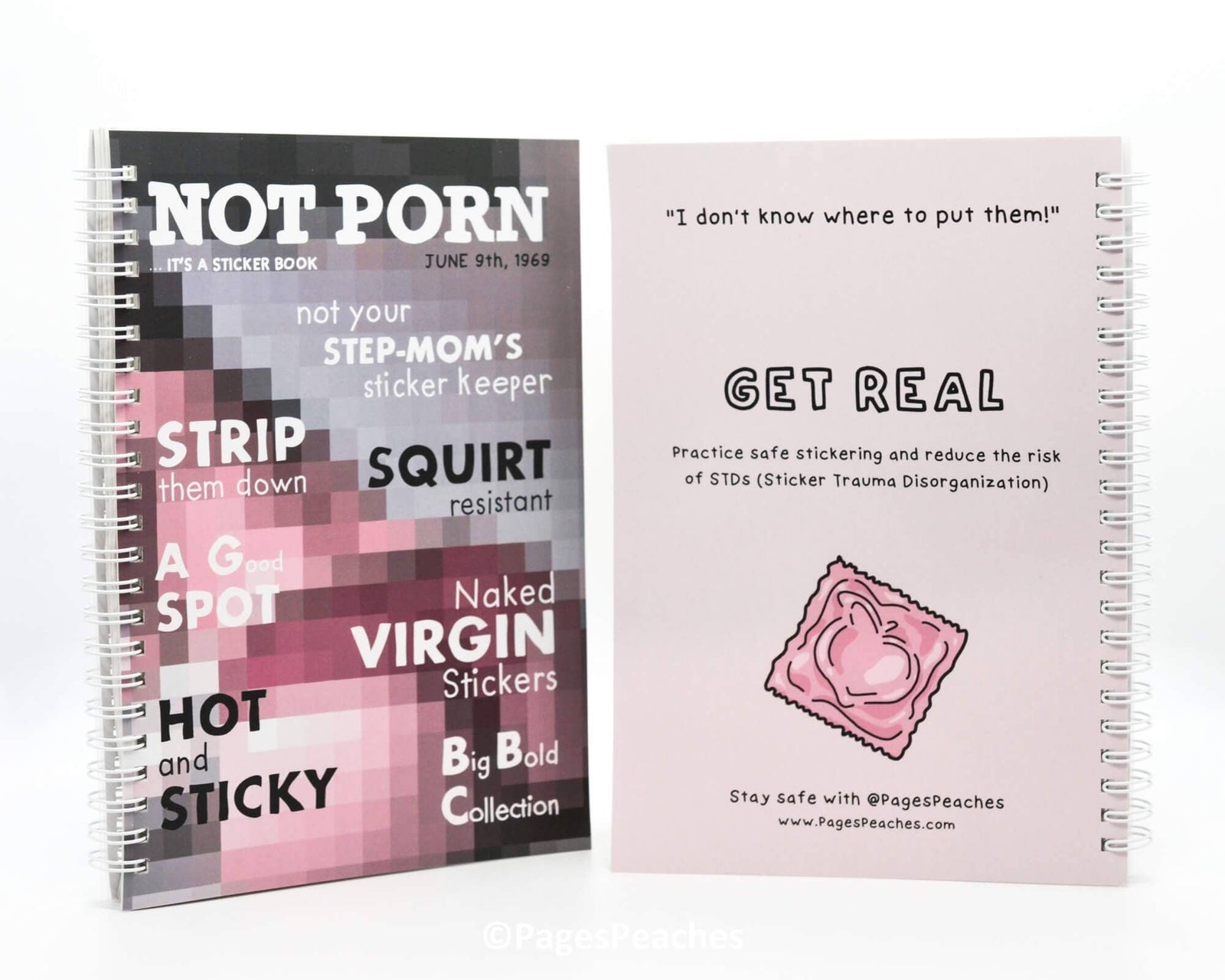 Not Porn Reusable Sticker Keeping Book