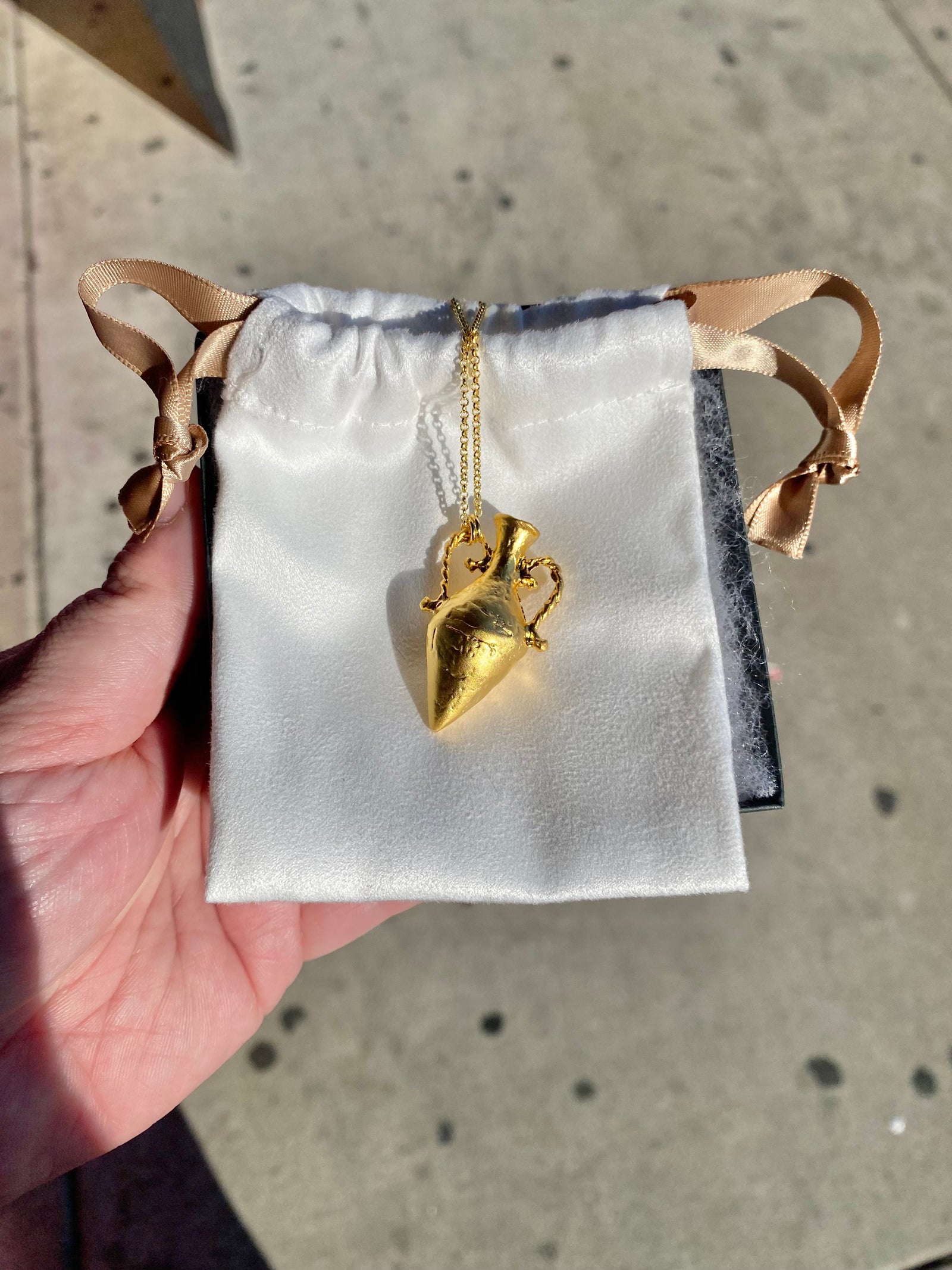 Gold Amphora Necklace