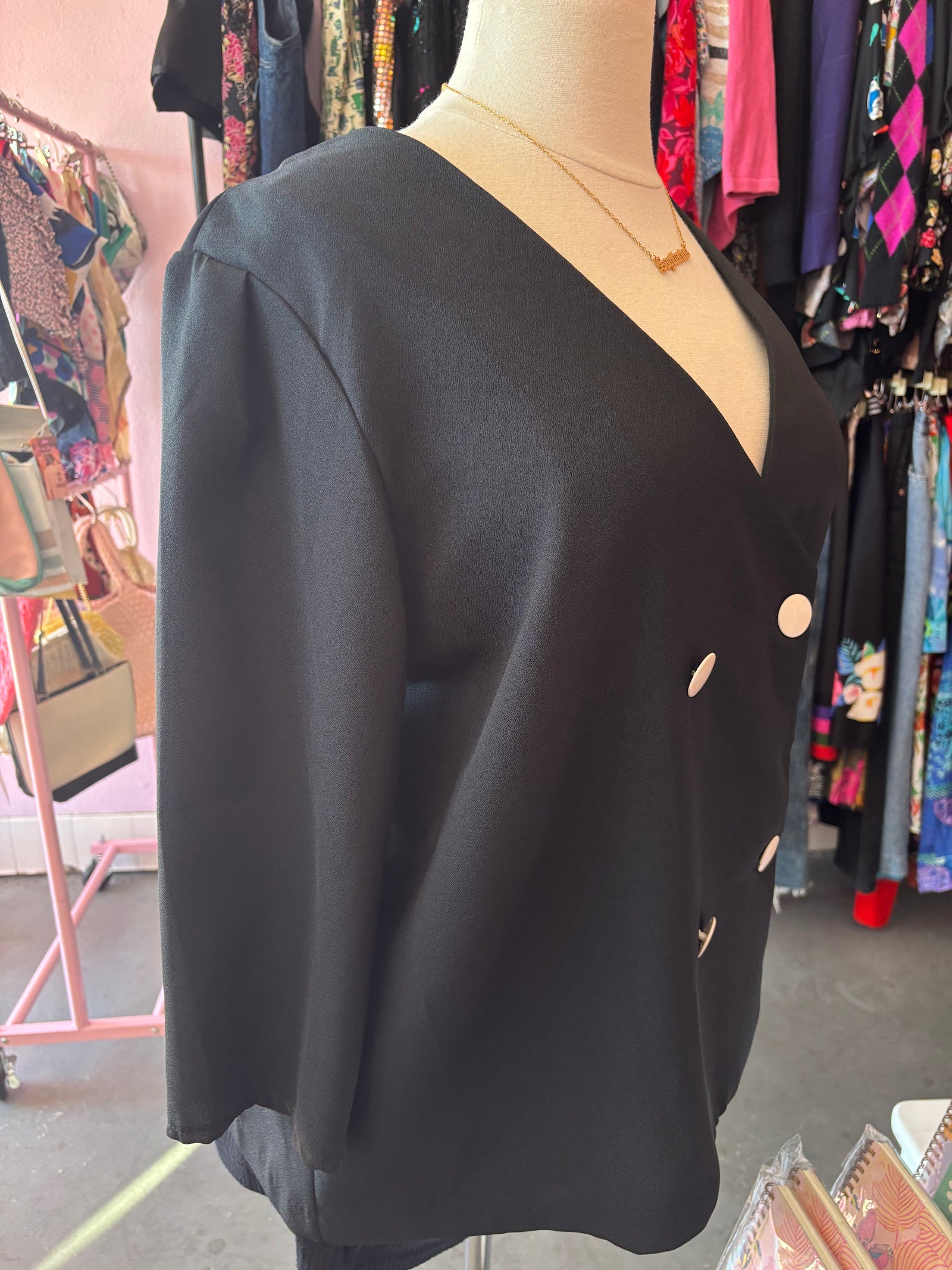 Vintage 80’s Two Tone Blazer - Size 20/22 2X/3X