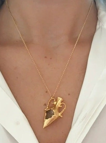 Gold Amphora Necklace