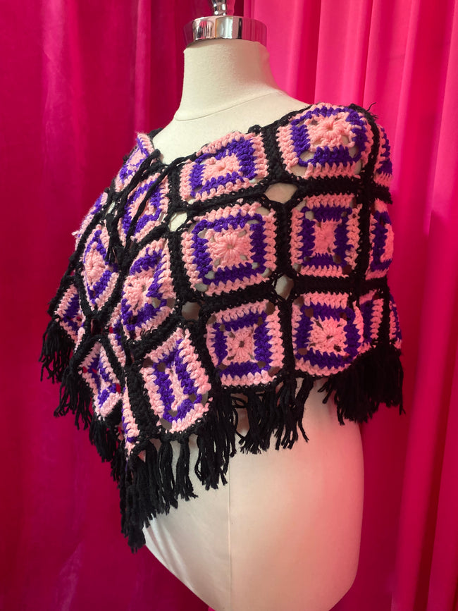 Granny Square Poncho