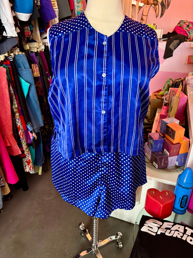 1990’s Poly Satin Short Set