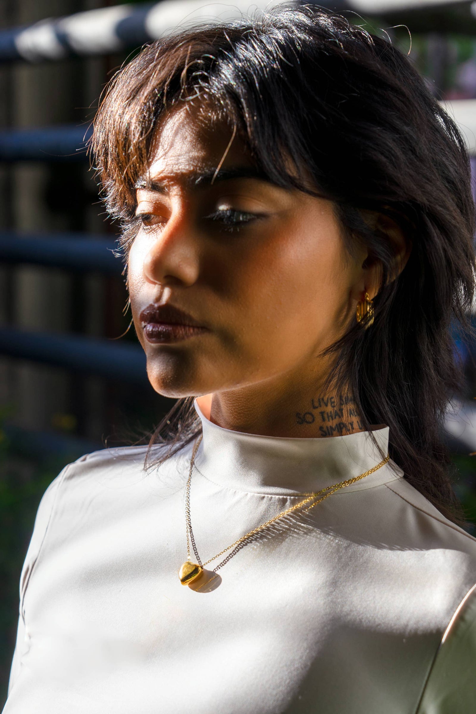 Can't Heartly Wait Mini Necklace - 18k Gold Plated