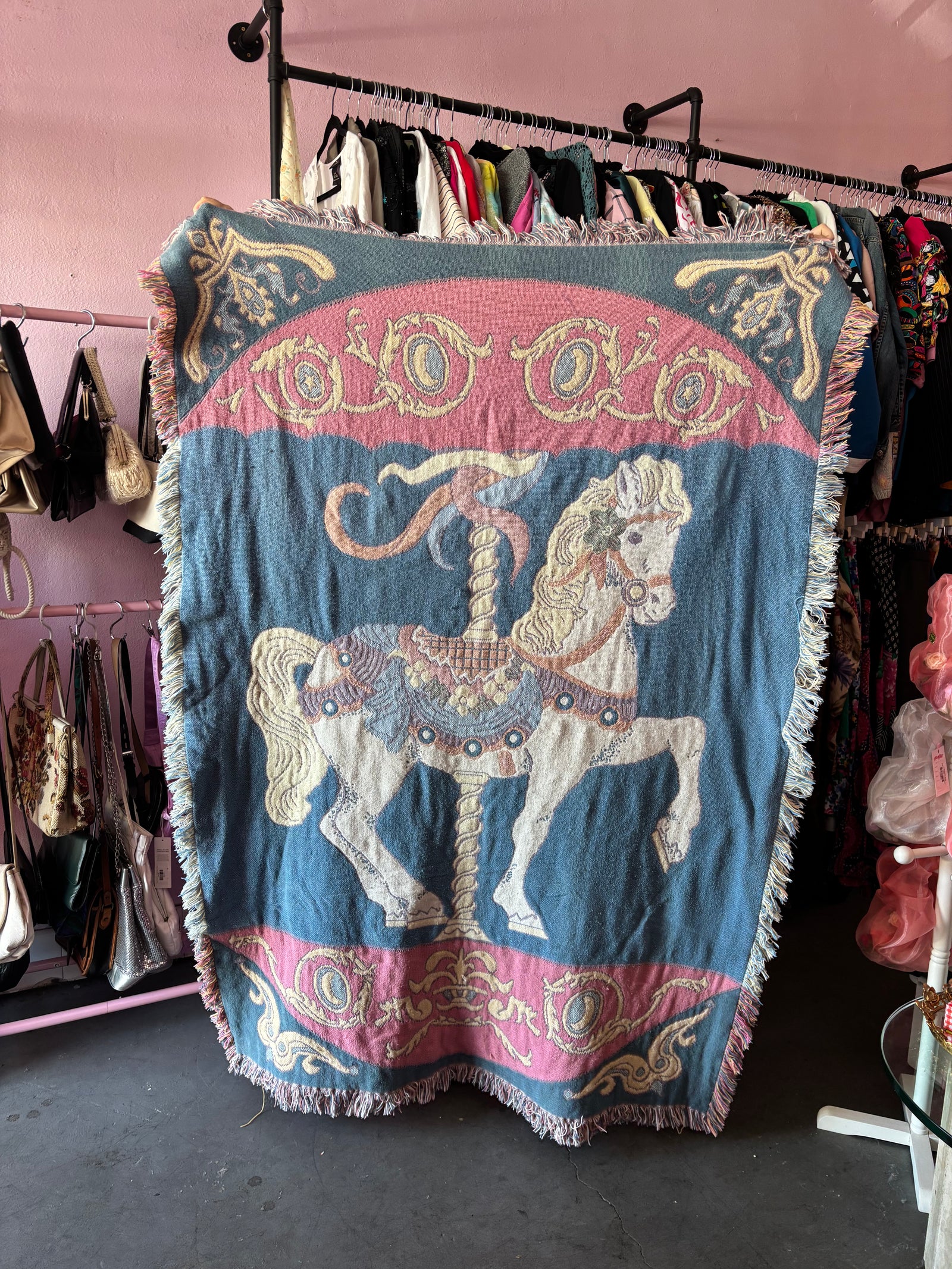 Carousel Tapestry Blanket