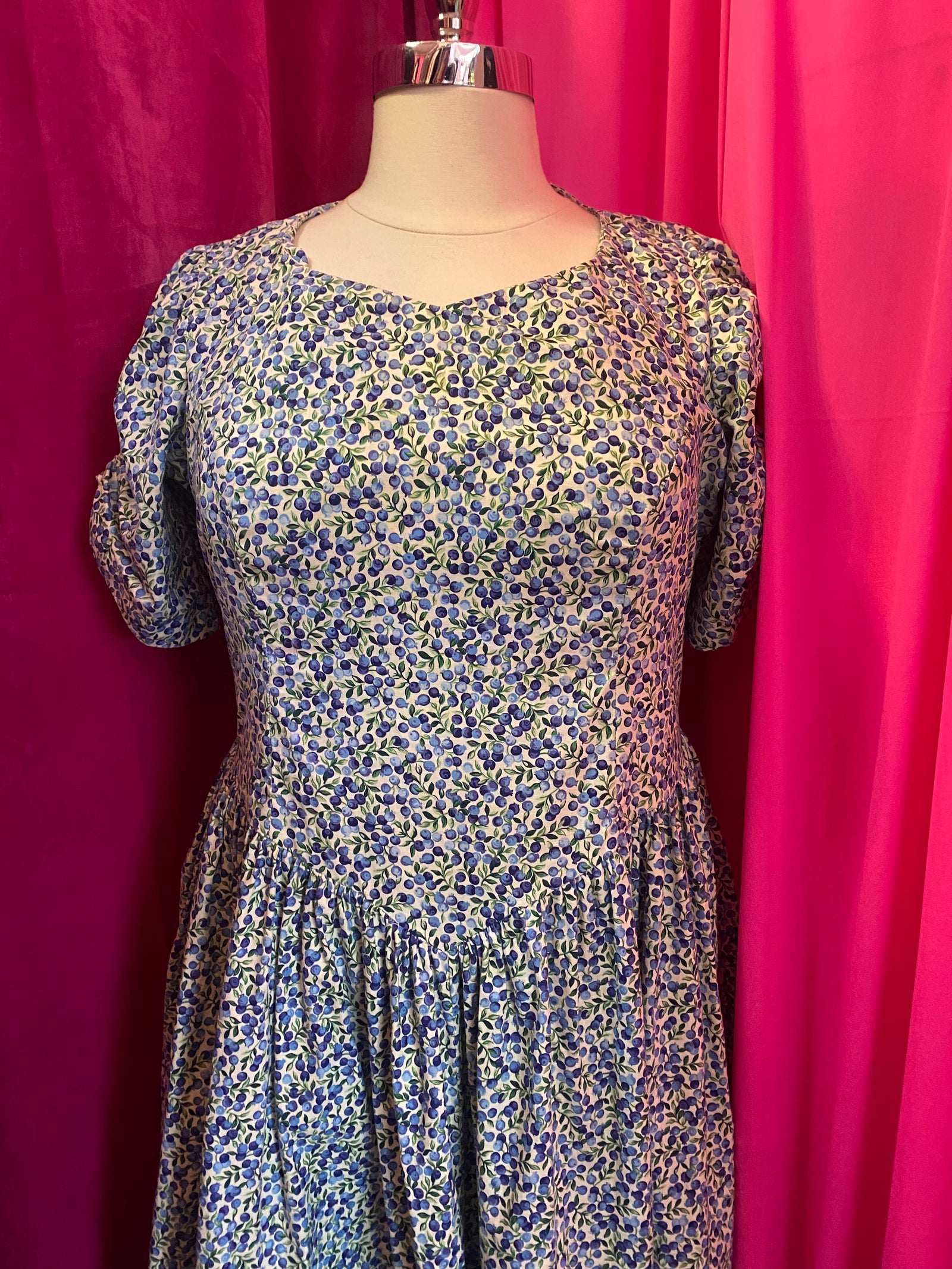 Blueberry Fields Midi Dress