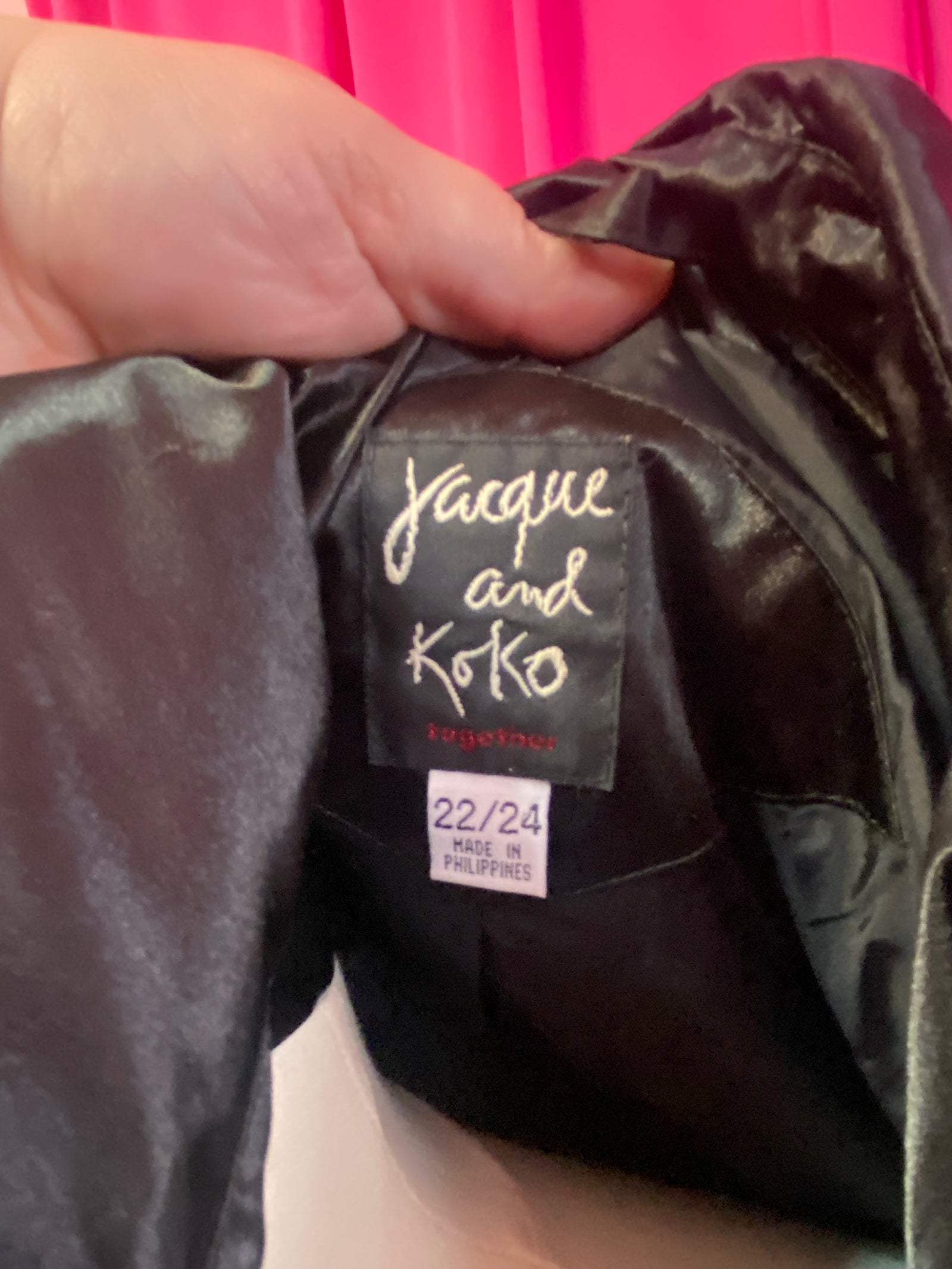 Y2K Nylon Trench Coat - Size 22