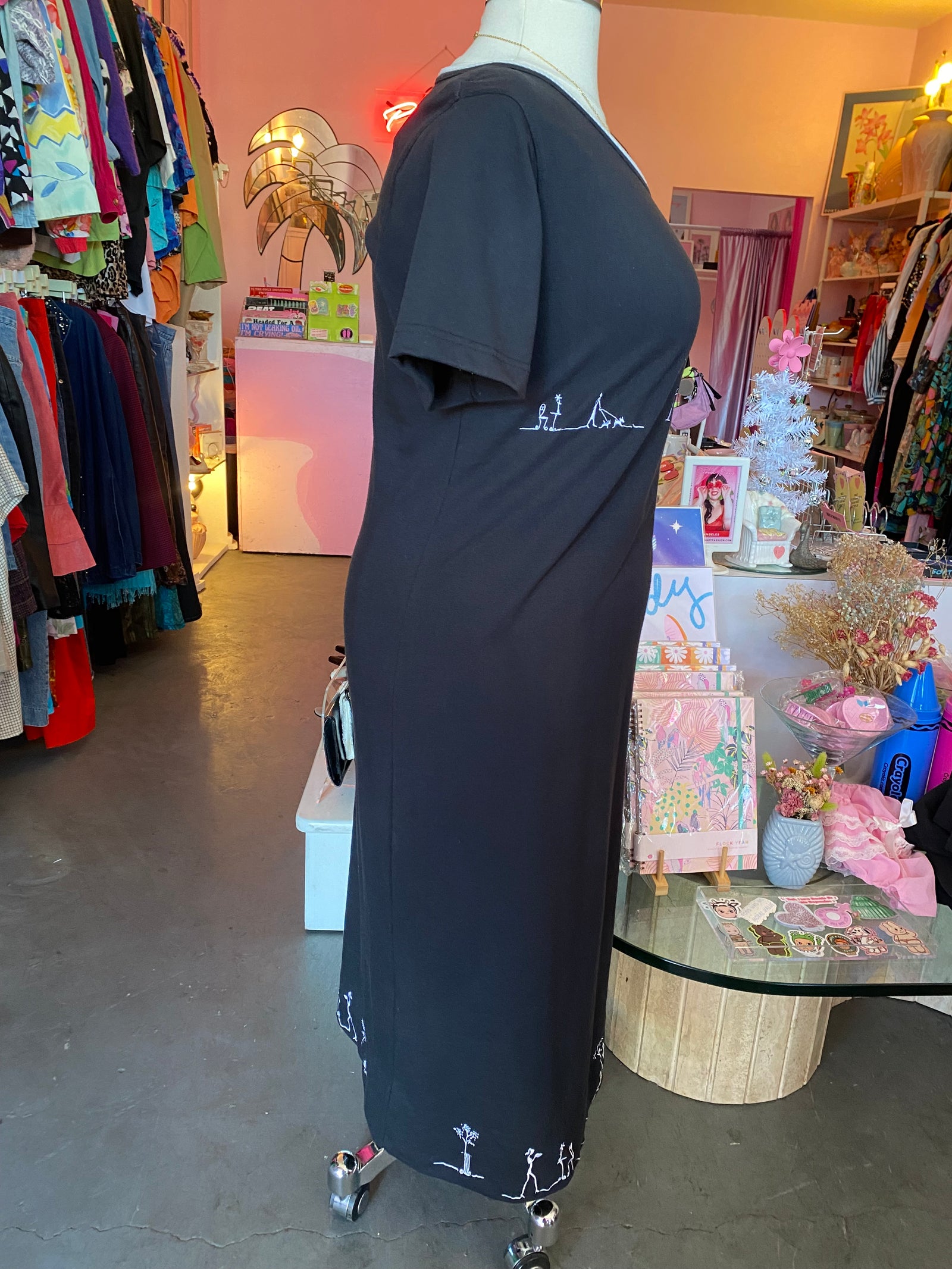 Embroidered Maxi Dress - Size 18/20 2X