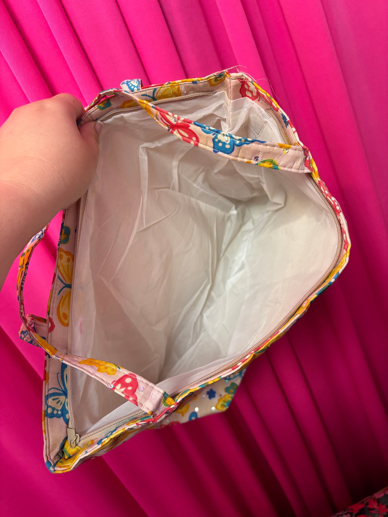 Y2K Nylon Butterfly Tote