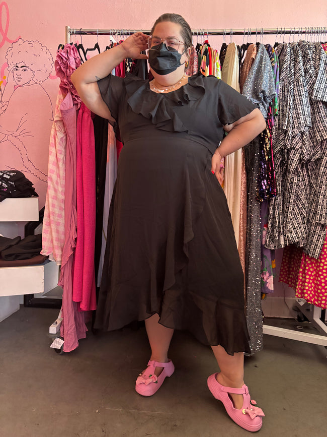 Avenue Y2K Ruffle Dress - Size 24/26 3X/4X