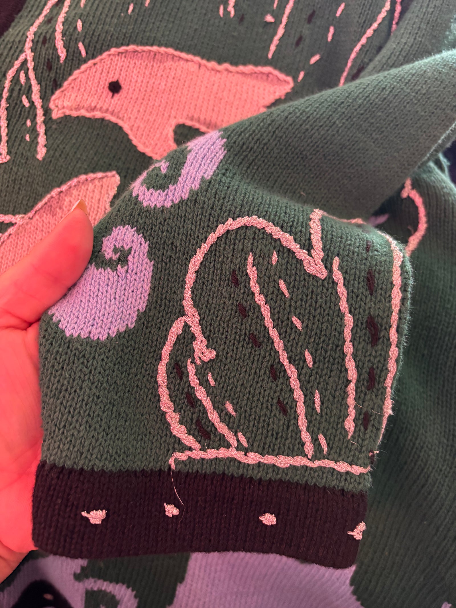 90’s Dolphin Cardigan - 1X (loose fit)