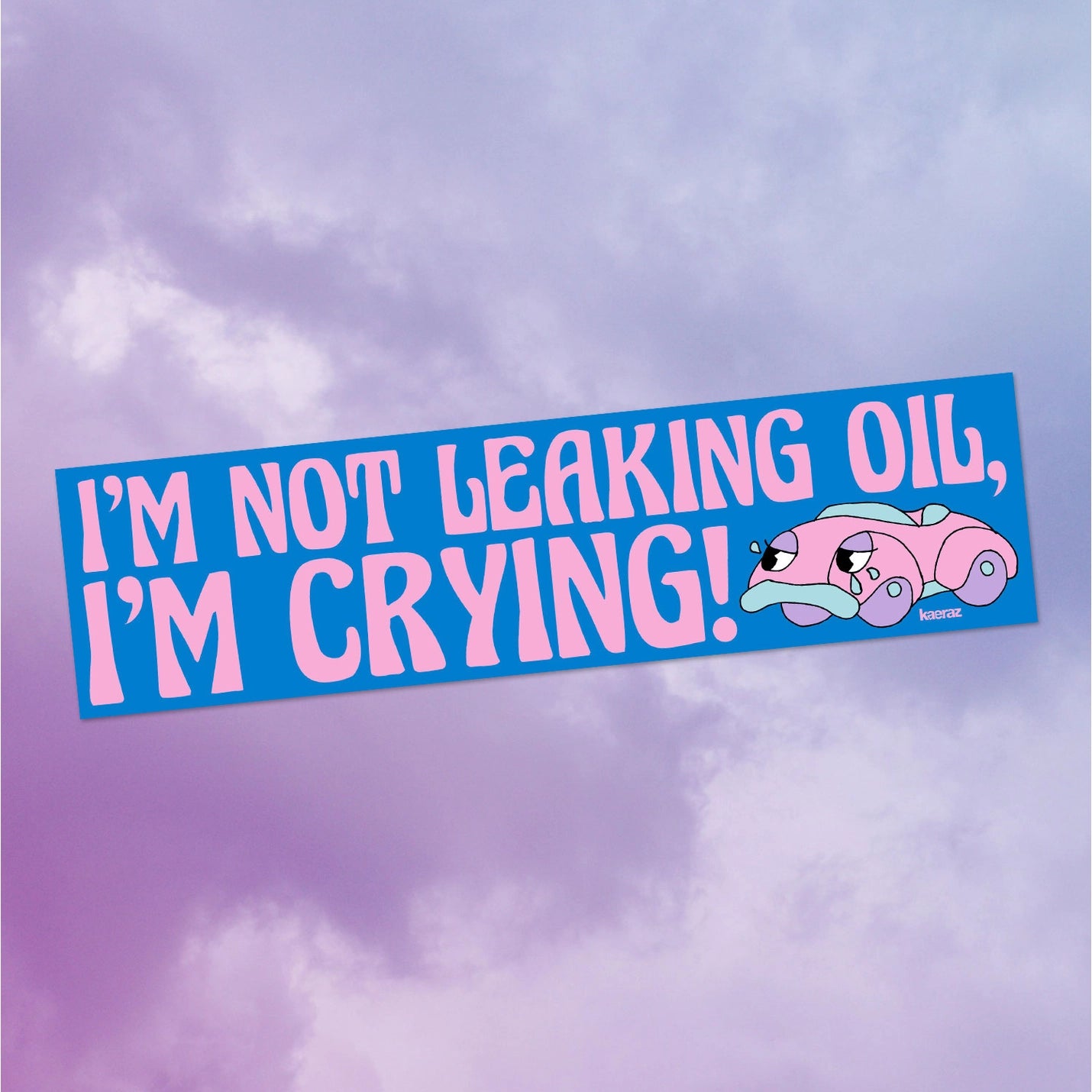 Crying in the Coupe Bumper Sticker