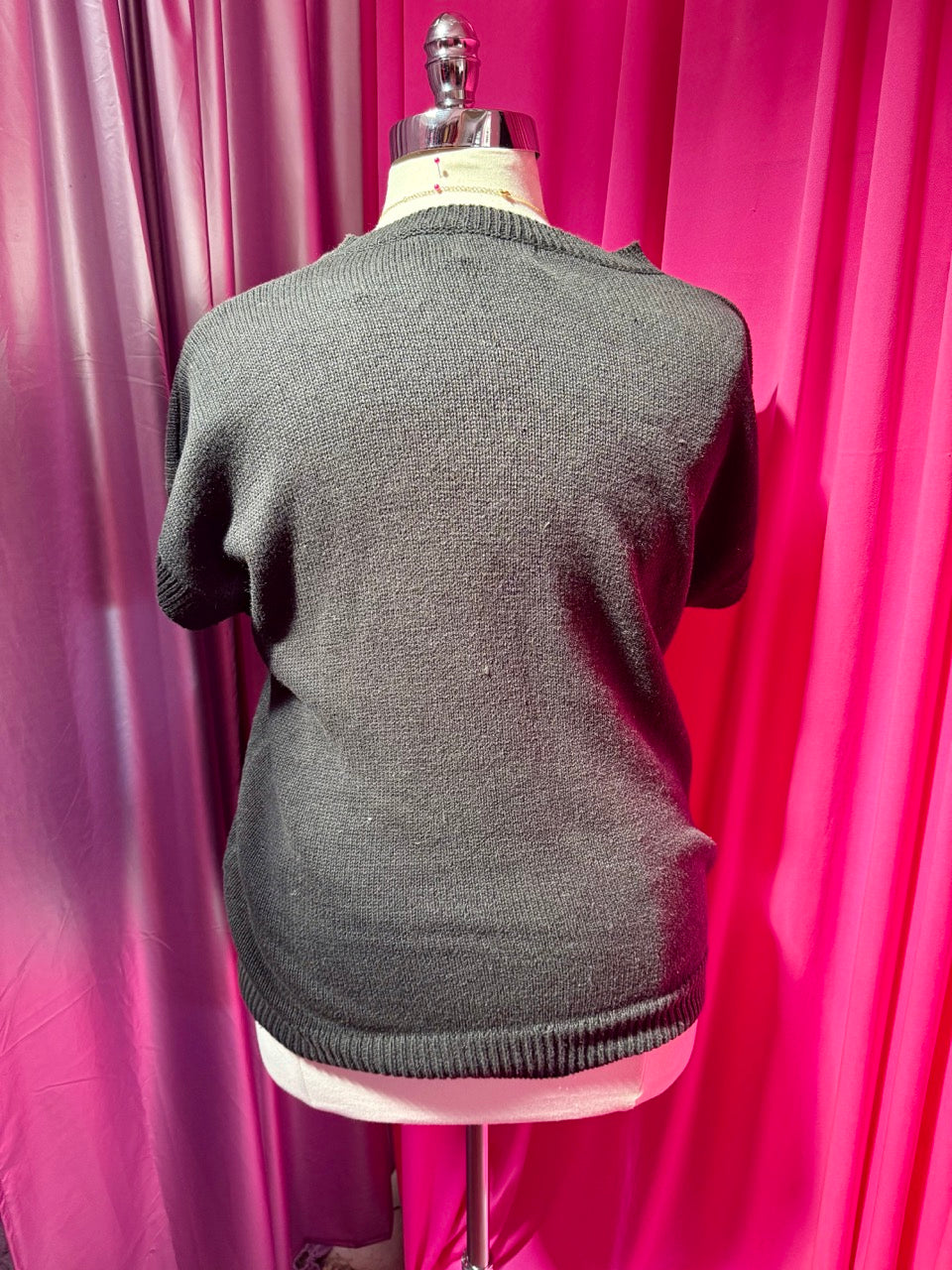 Abstract Flowers Sweater Vest