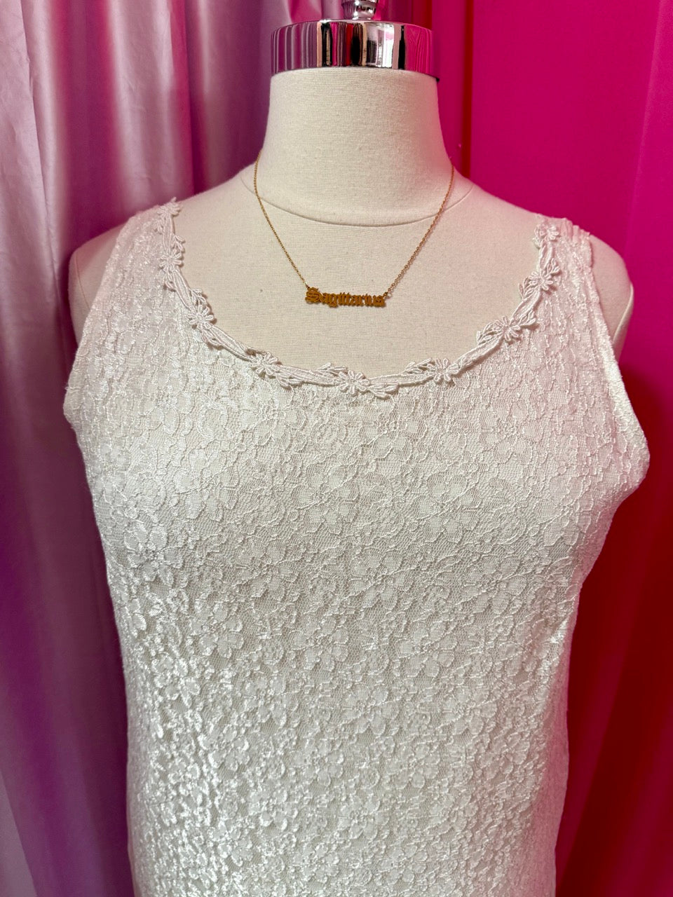 Oh Daisy White Drop Waist Dress - Size 18 2X