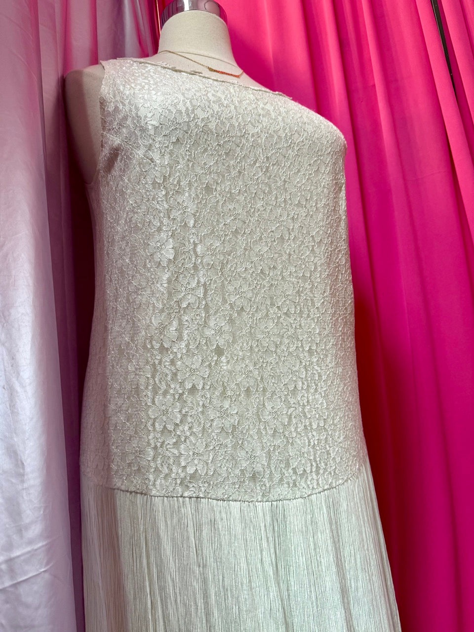 Oh Daisy White Drop Waist Dress - Size 18 2X