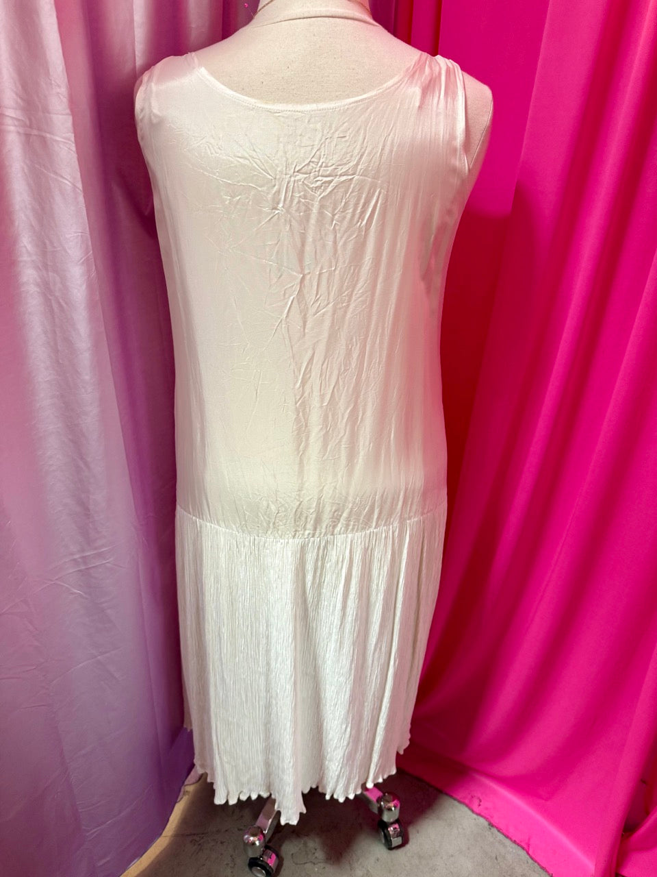 Oh Daisy White Drop Waist Dress - Size 18 2X