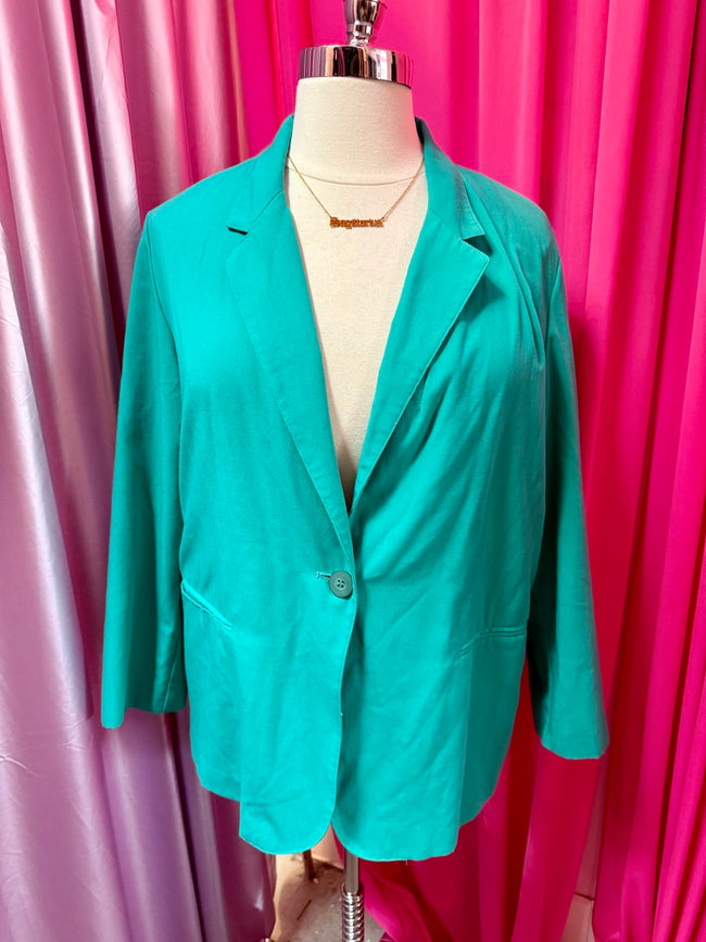 Business by the Beach 90s Blazer - Size 18 2X