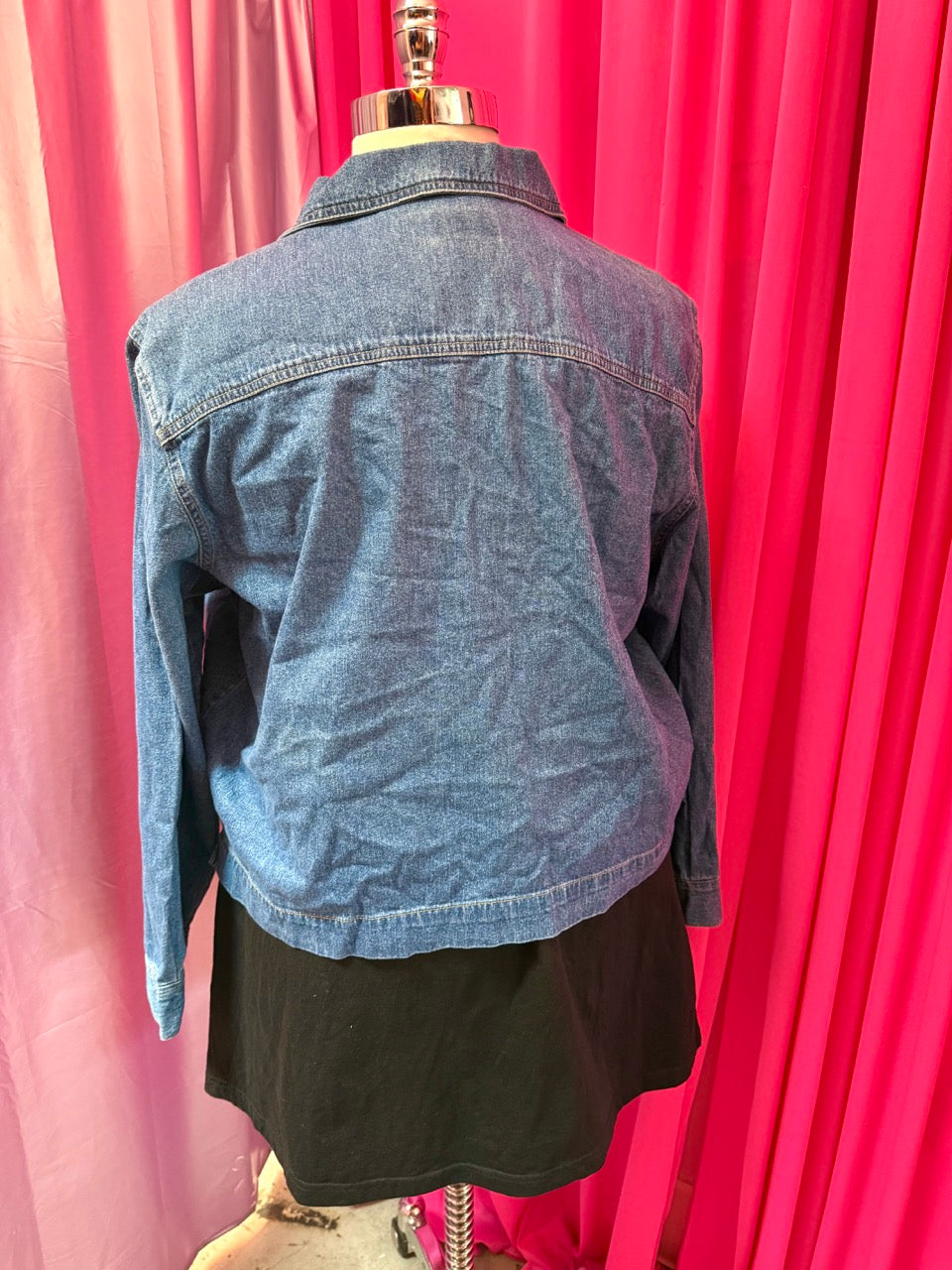 Deadstock Lane Bryant Zippered Denim Jacket