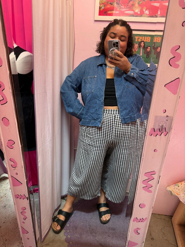 Deadstock Lane Bryant Zippered Denim Jacket