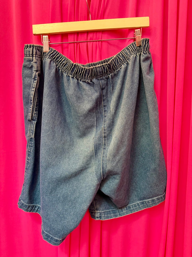 Lemonade and Sunshine Denim Shorts - Size 22W 3X