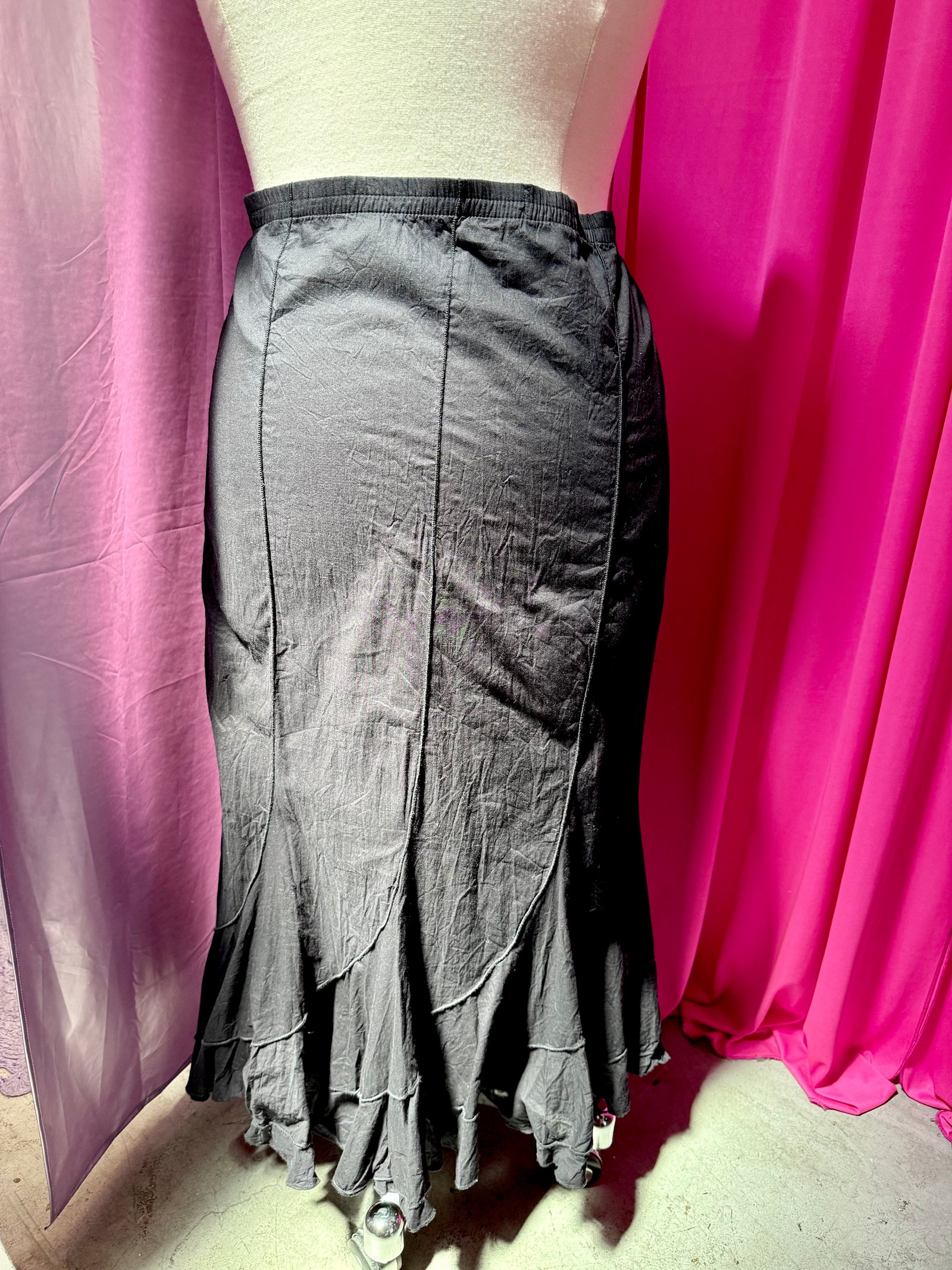 Witches on the Beach Black Cotton Maxi