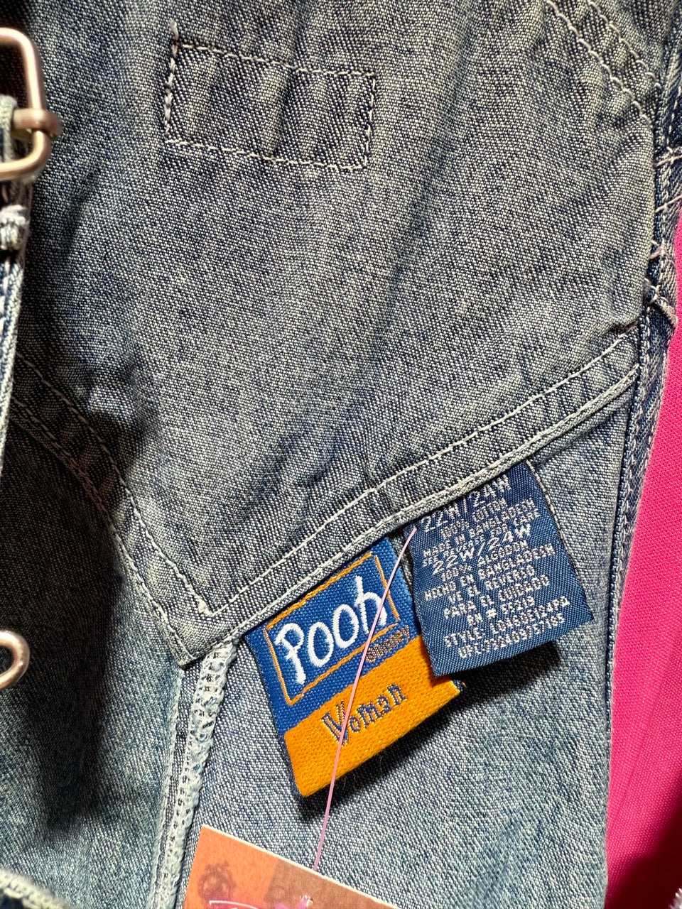90’s/Y2K Winnie the Pooh and Friends Denim Overalls - 22/24
