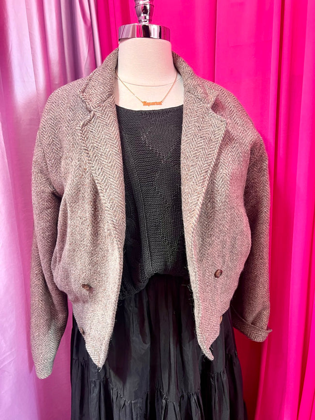 80s Progressions Wool Jacket - Size 14/16 1X