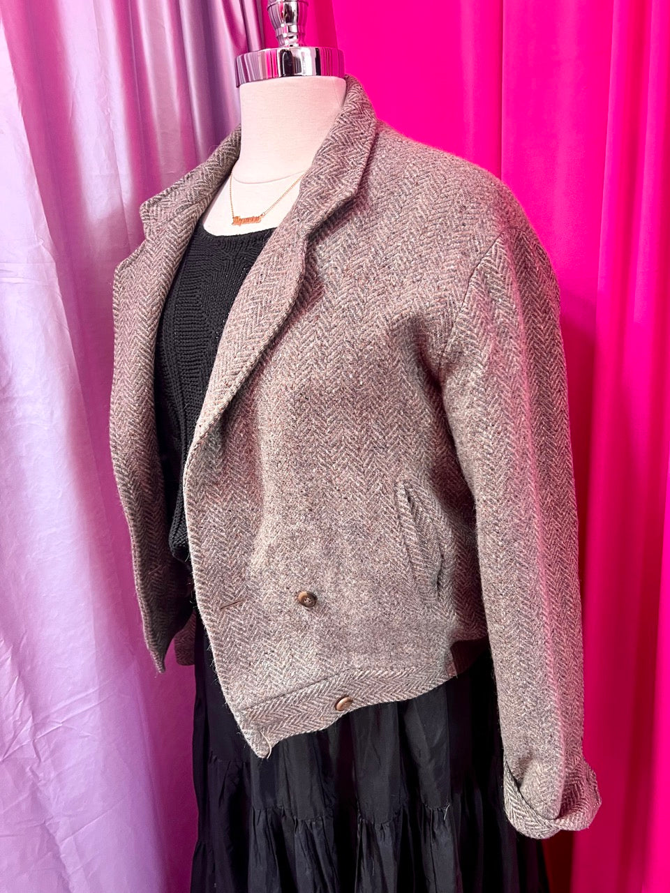 80s Progressions Wool Jacket - Size 14/16 1X