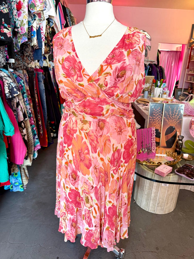 Avenue Flirty Hibiscus Dress