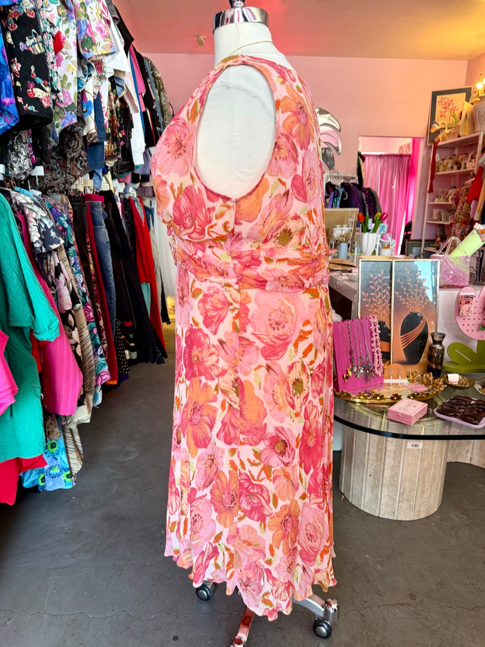 Avenue Flirty Hibiscus Dress