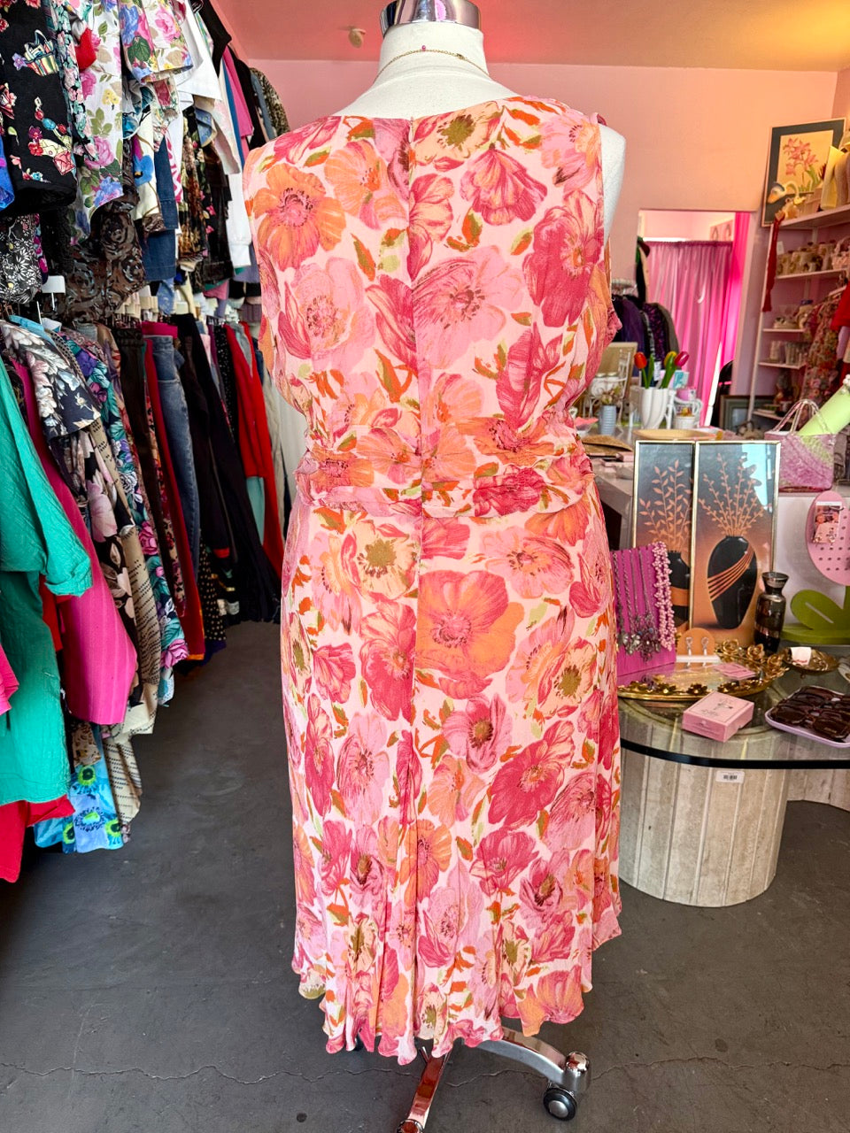 Avenue Flirty Hibiscus Dress