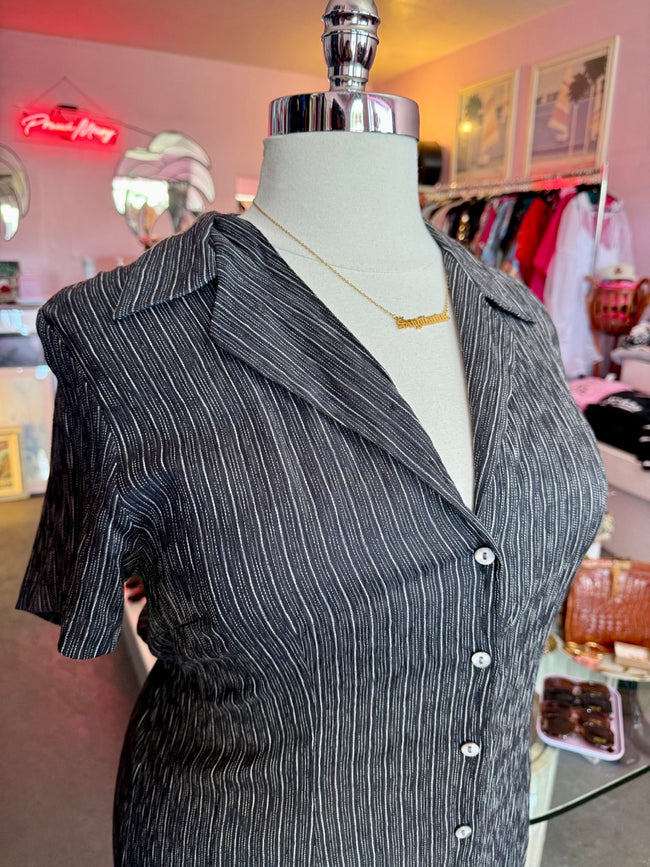 Avenue Business Buttons Dress