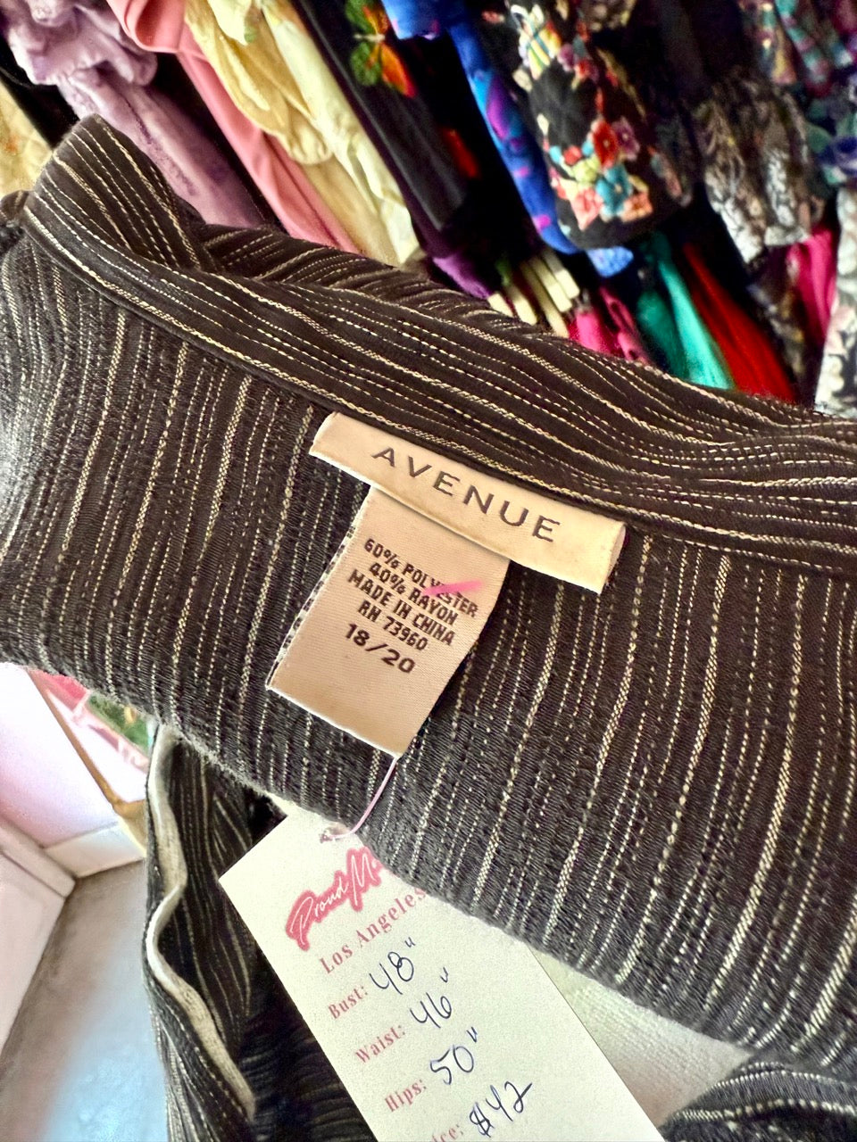 Avenue Business Buttons Dress