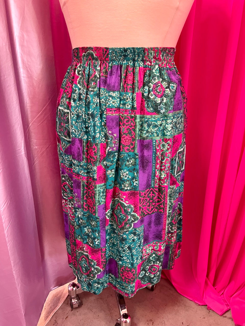 Sag Harbor Mixed Print Floral 80s Set - Size 16 1X