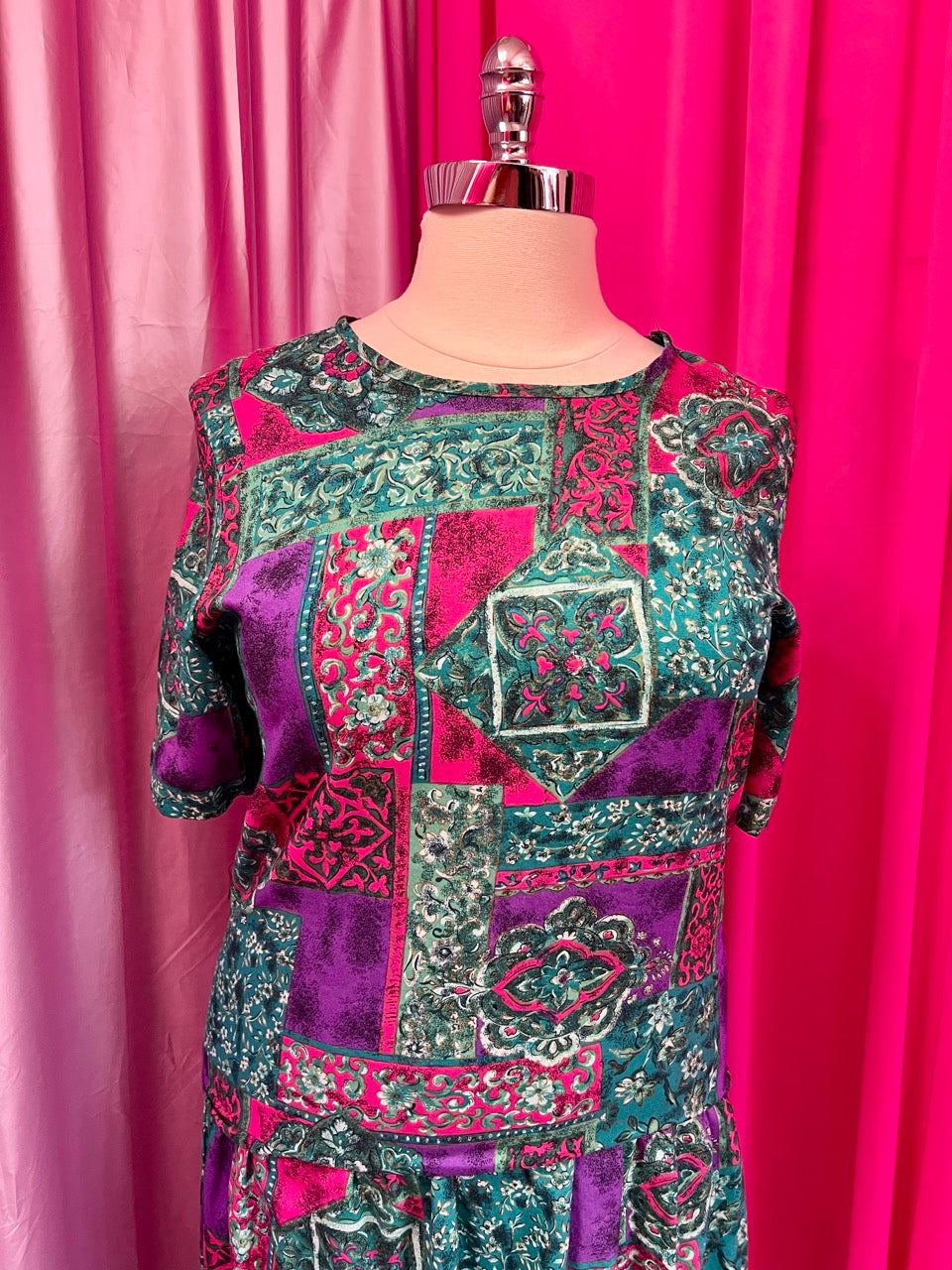 Sag Harbor Mixed Print Floral 80s Set - Size 16 1X