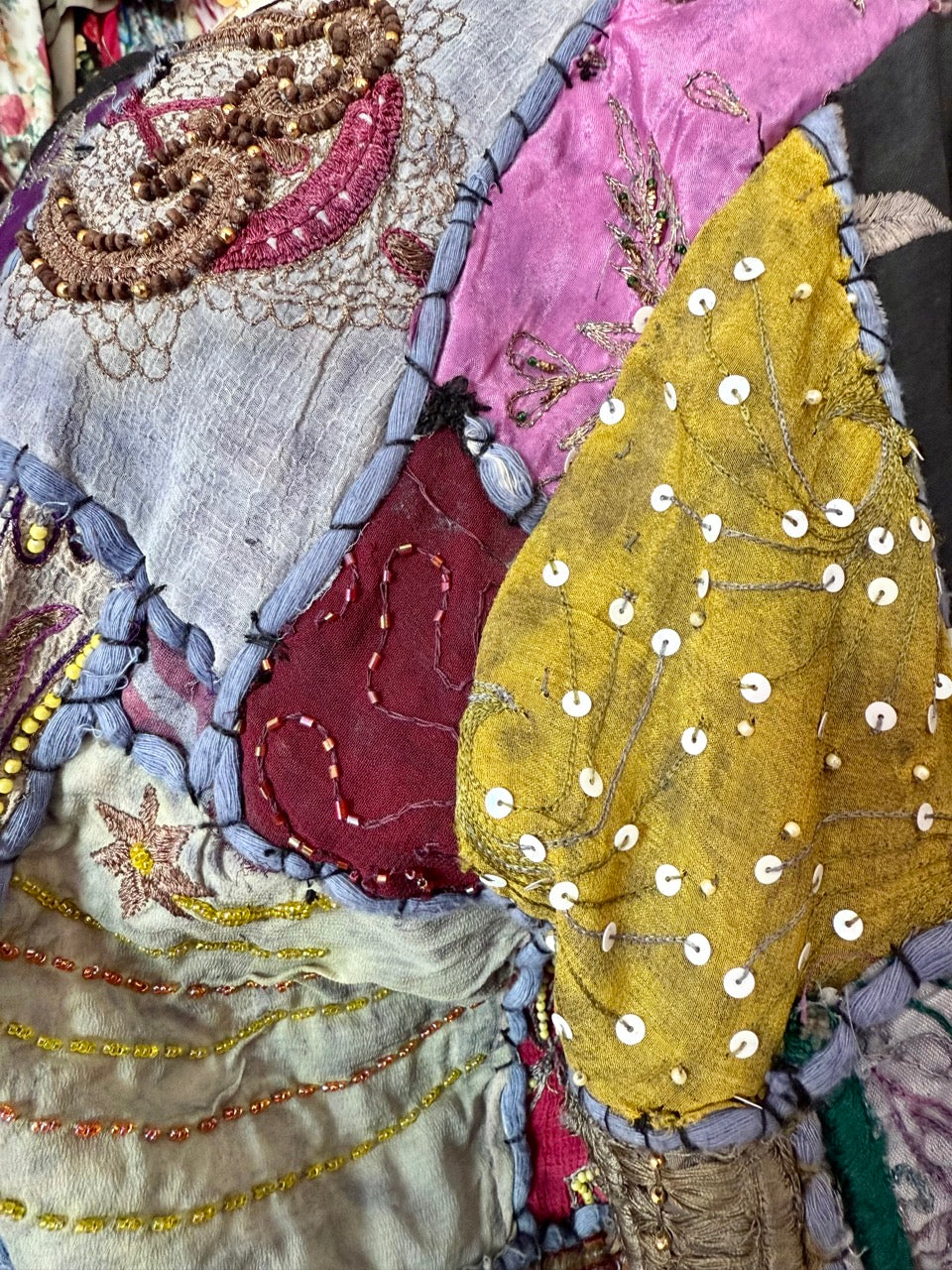 90s Beads and Patches Whimsigoth Jacket