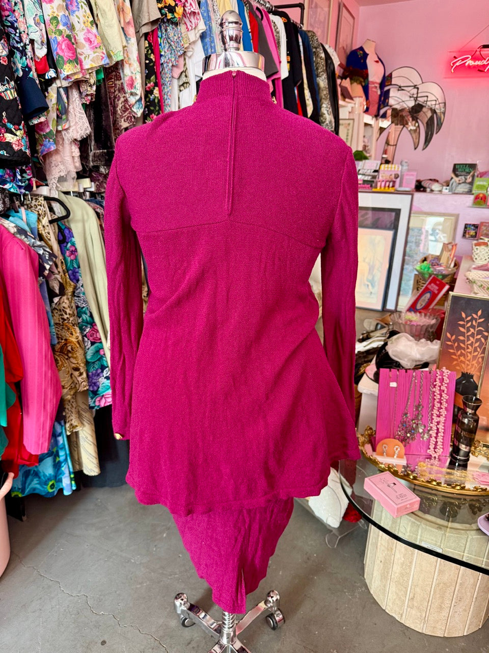 80s Ursula in Autumn Knit Sweater Set