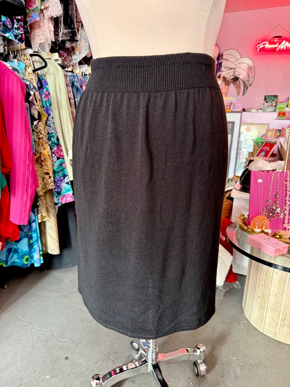 80s Golden Roses Knit Sweater Set - Size 3X