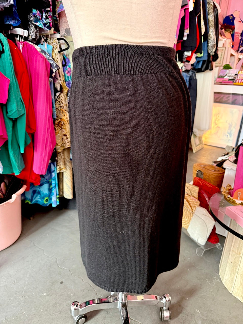 80s Golden Roses Knit Sweater Set - Size 3X