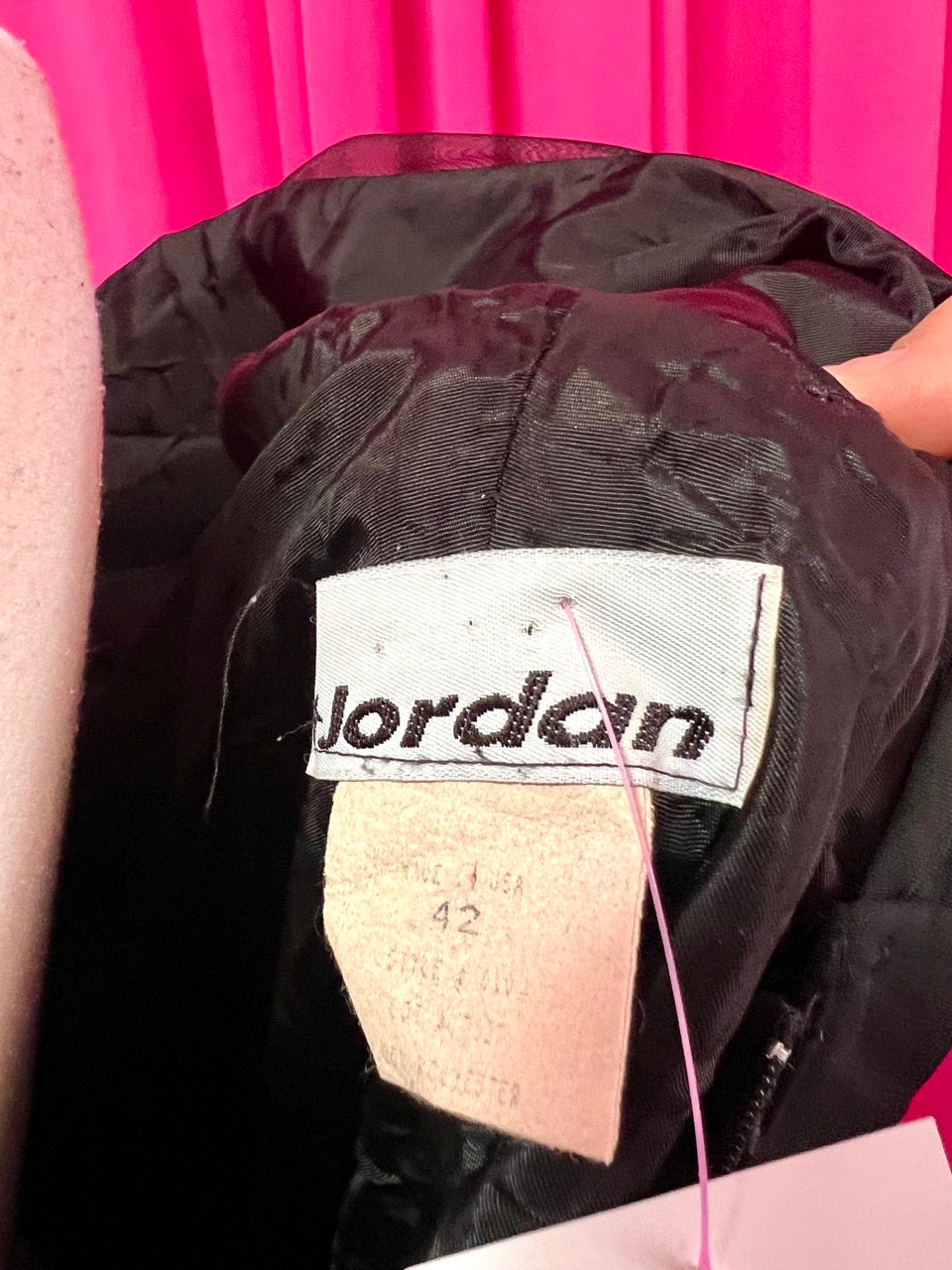 80s Romance Black Bow Dress