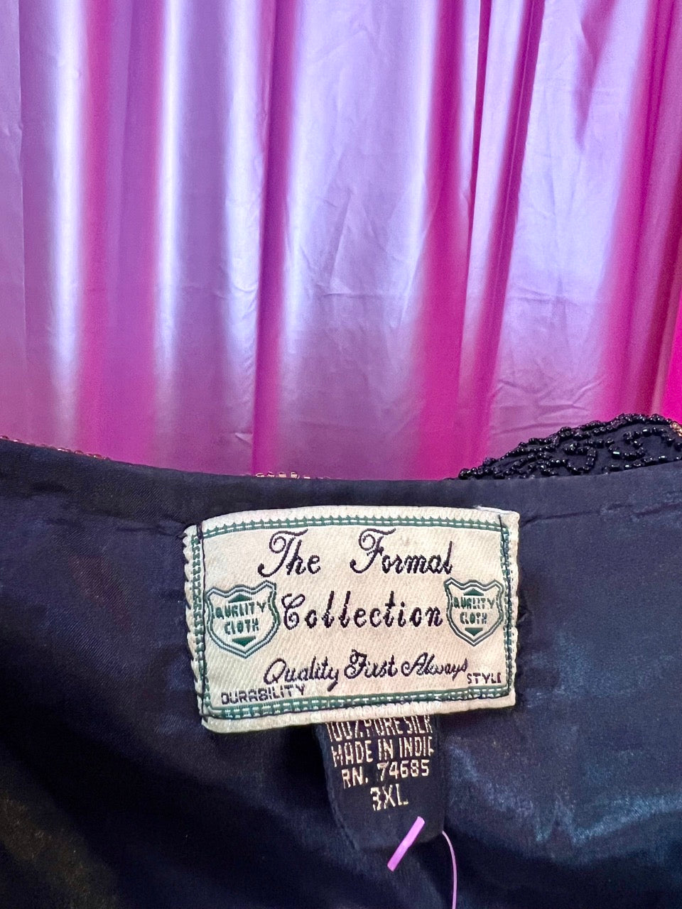 80s Beaded Floral Jacket