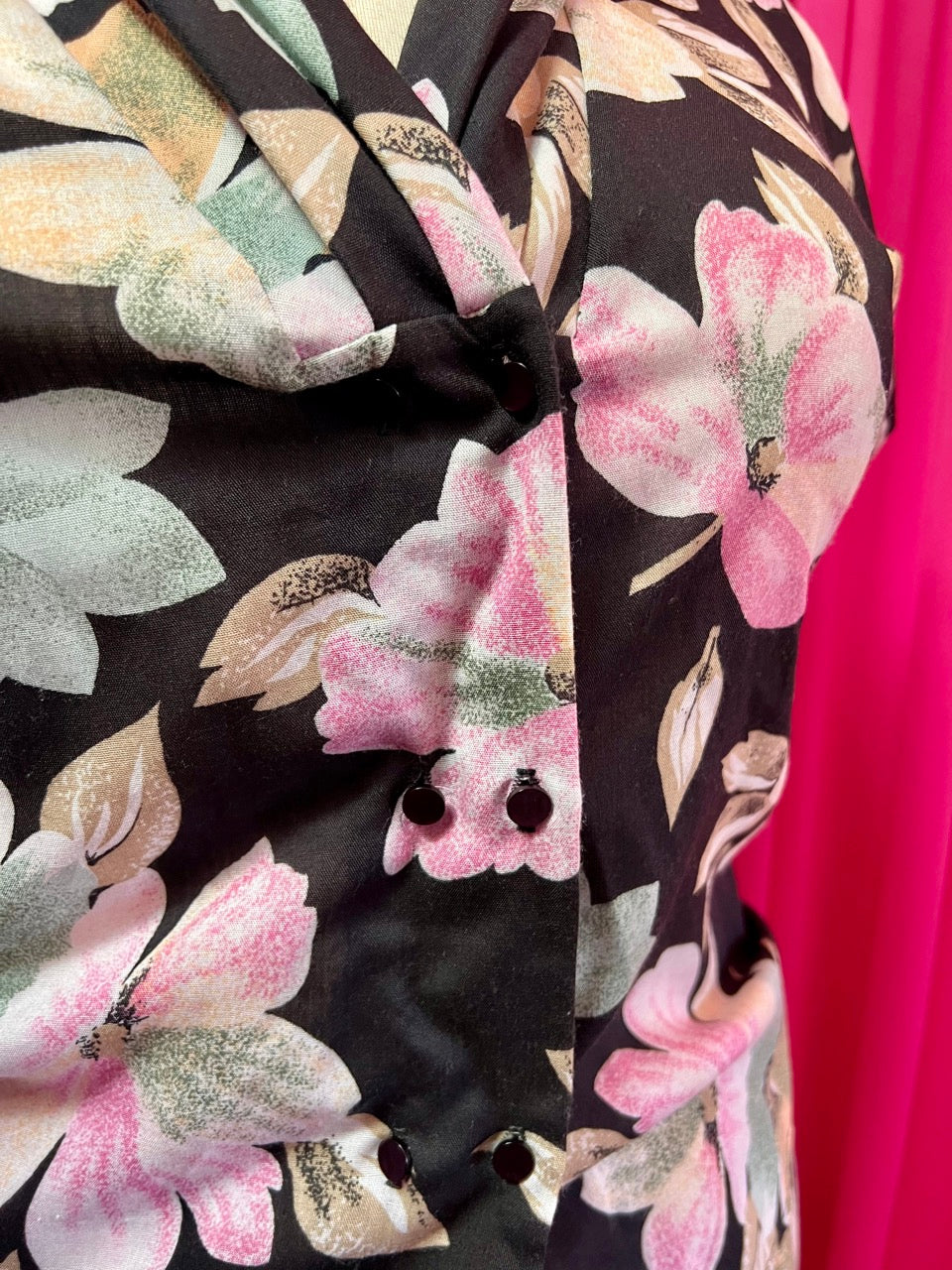 80s Floral Two Piece Skirt Set - Size 16/18 1X/2X